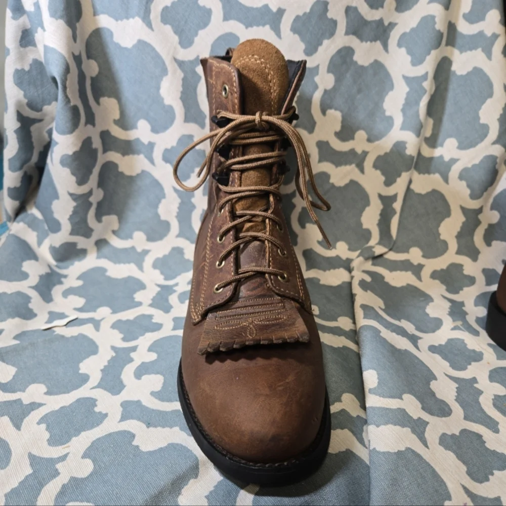 ARIAT Women's Heritage Lacer Boots  sz 7 - Picture 2 of 7
